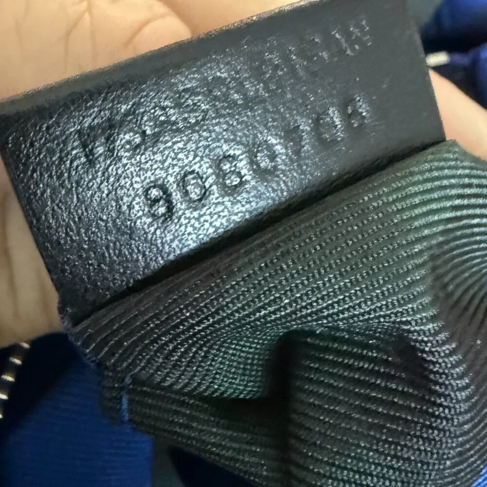 Burberry Blue Plaid Messenger Bag